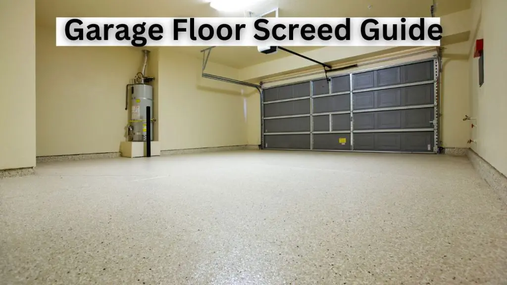 Garage Floor Screed Guide