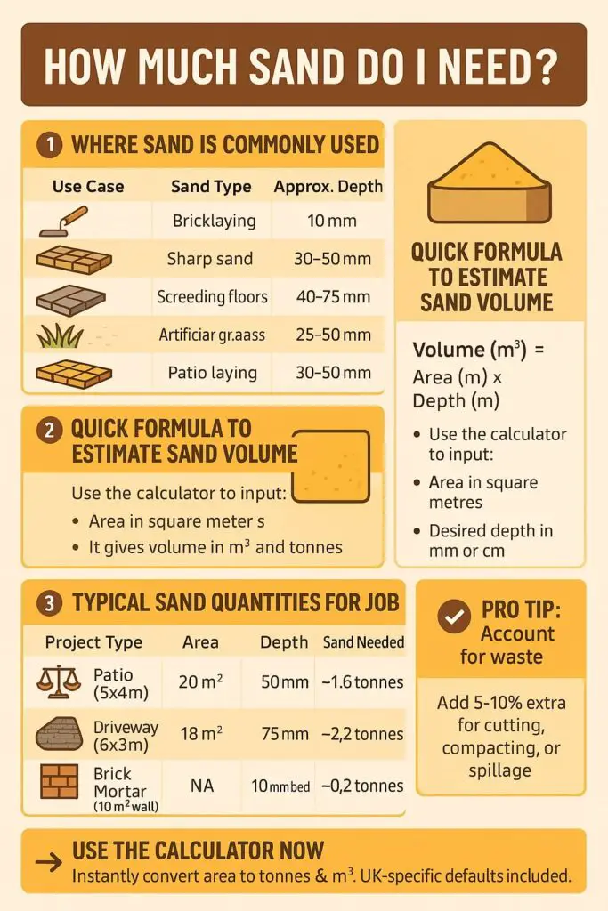 How Much Sand do I Need