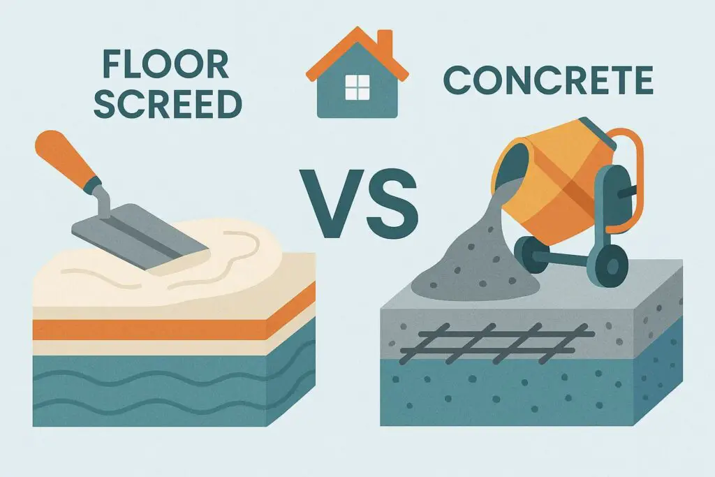 Floor Screed vs Concrete