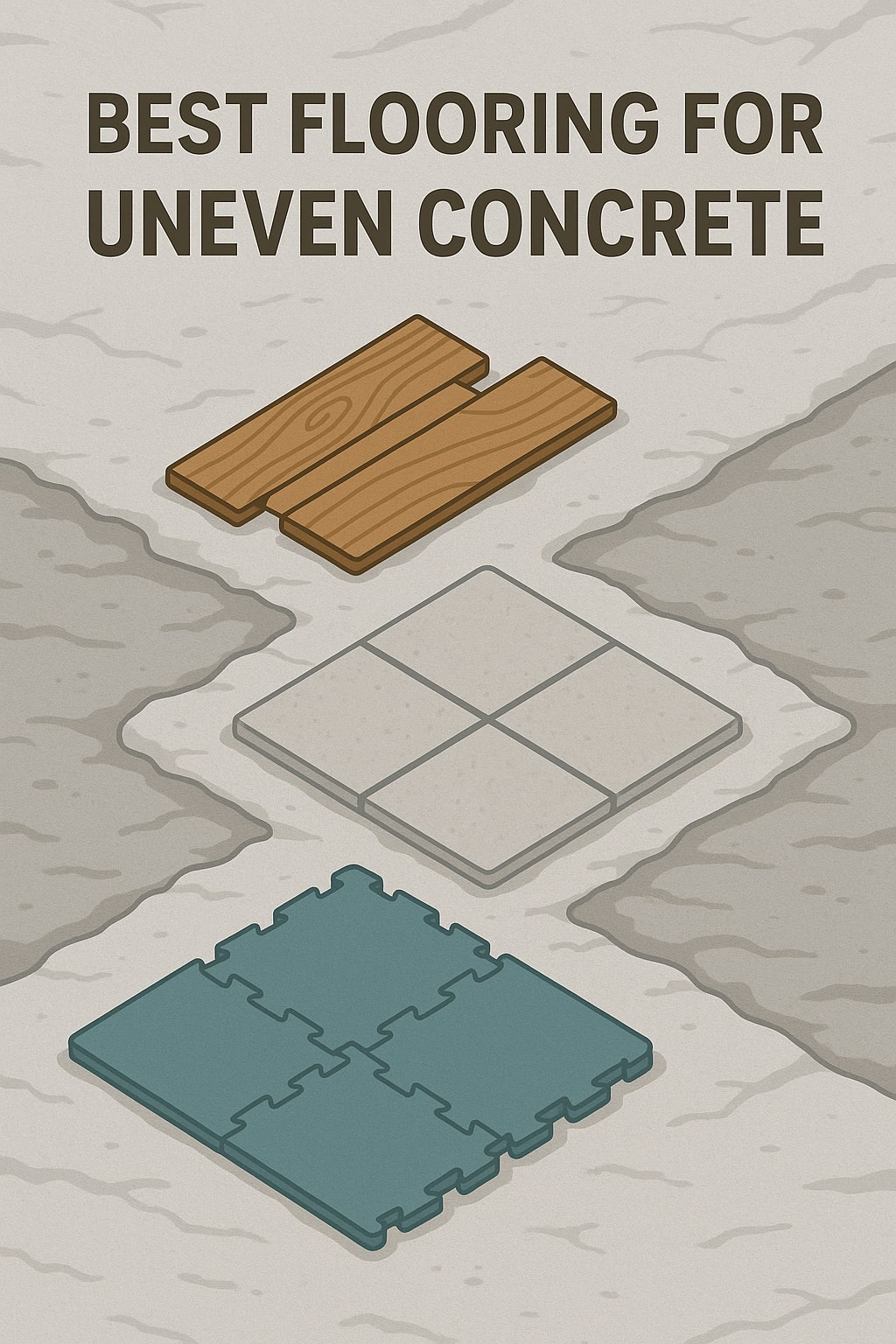 Picture of Best Flooring for Uneven Concrete (No Levelling Needed!)
