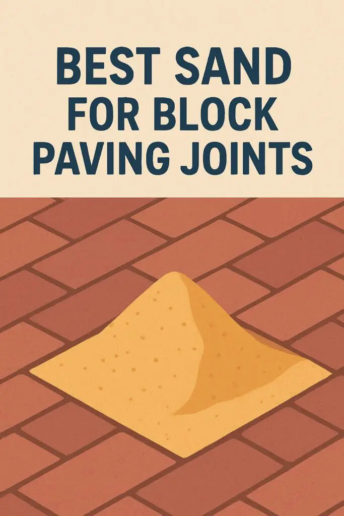 Best Sand for Block Paving Joints