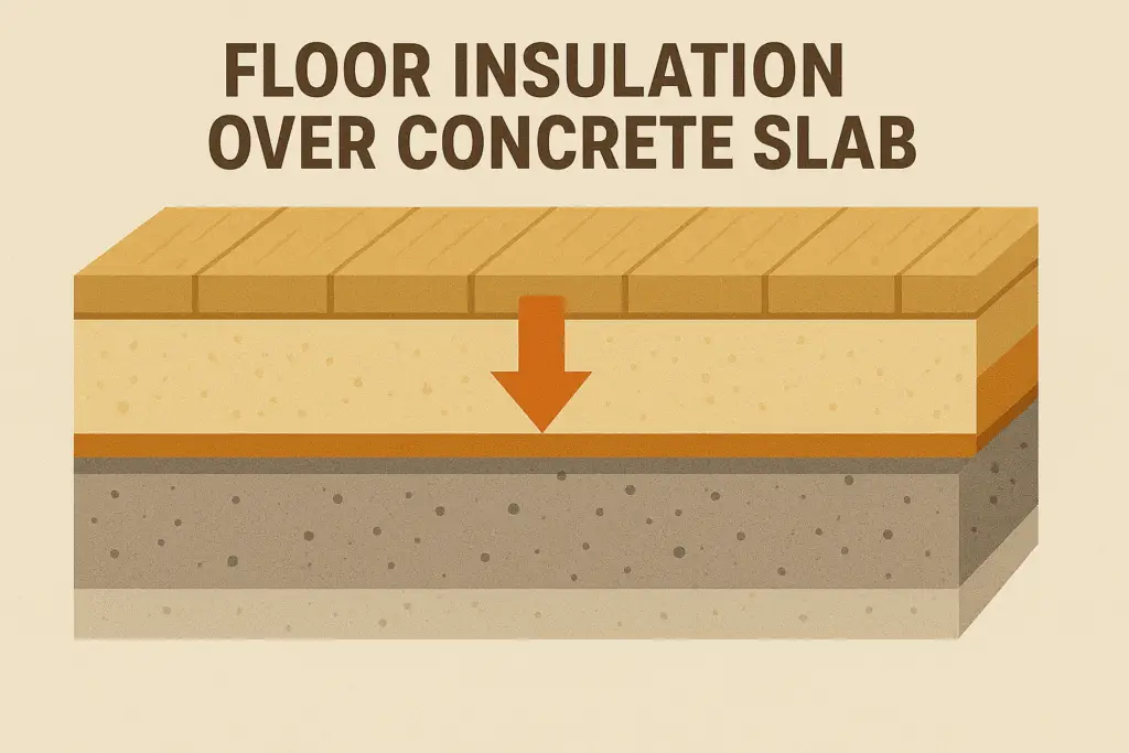 Floor Insulation Over Concrete Slab