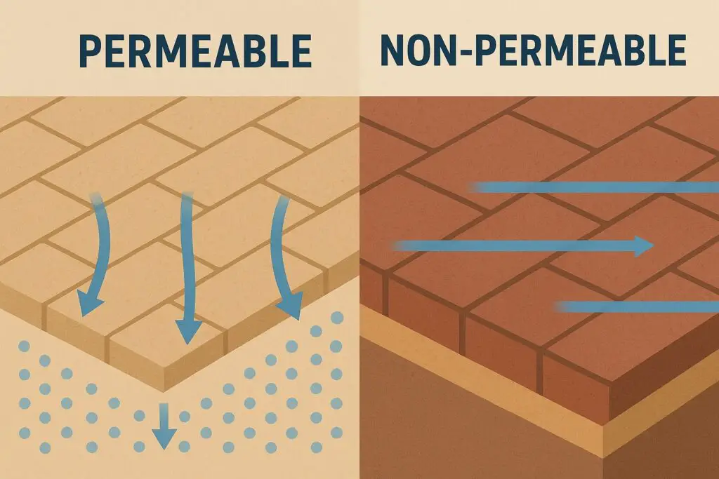 Permeable vs Non-Permeable Paving
